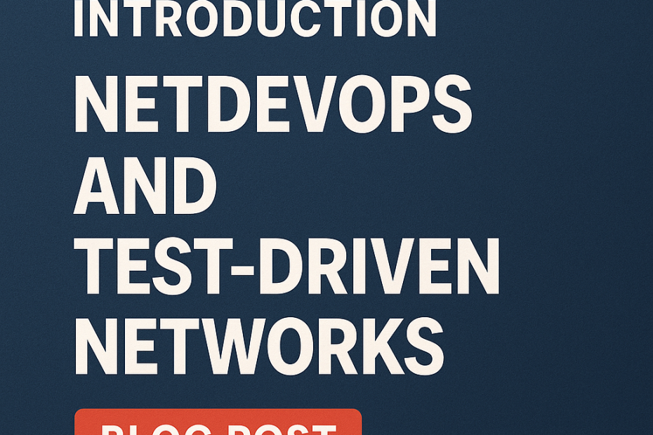 main image for blog 2 about pyats and test-driven networks
